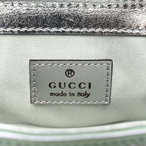 Gucci Iridescent Nappa Chevron #231269G13B - Picture 6 of 10